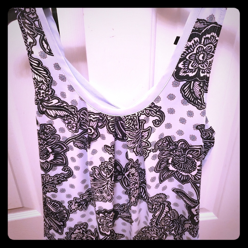 Women's floral tank top